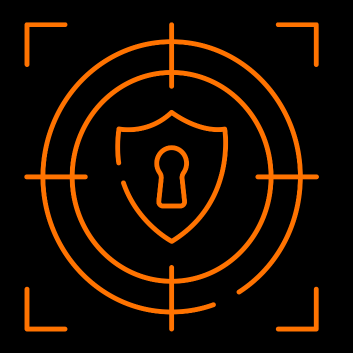 A vector representation of a goal of Cy5, which is become a shield against threats for their clienteles.