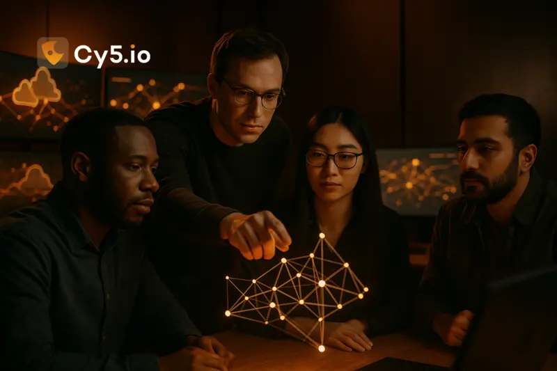How to Use Graph-Driven Visualization for Threat hunting by Cy5's ion cloud security platform - CSPM tool