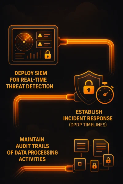 Security Monitoring & Breach Response, provided by Cy5's (Cloud Security Provider) Security Information and Event Management (SIEM) tool